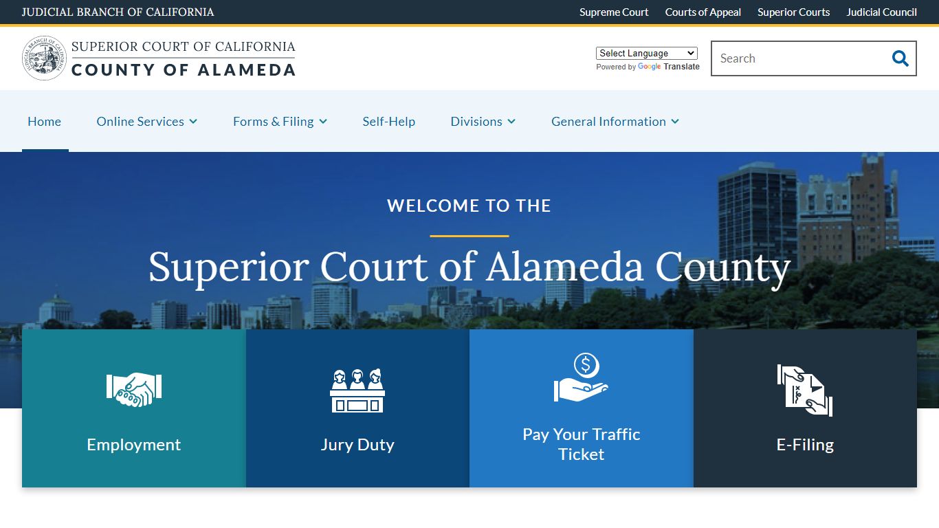 Home | Superior Court of California | County of Alameda